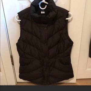 EUC J. Crew puffer vest, fleece lined, size M
